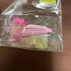 サンリオ　キティーちゃん　シュシュ　ピンの画像