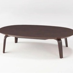 無印良品　こたつ　フラットヒーター　ダークブラウン