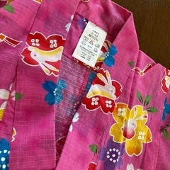 浴衣　綿100% 5~6才の画像