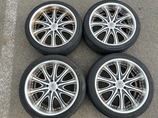 19インチ　アルミホイール　4本セット　セダン　レクサスなど