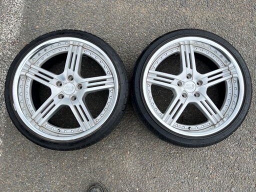 19インチ　アルミホイール　2本セット　セダン　レクサスなど