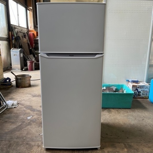 【簡易清掃・動作確認済】2ドア冷蔵庫　ハイアール/Haier JR-N130A-W 2019年製