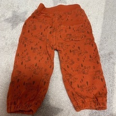 長ズボン オレンジ ベビーの画像