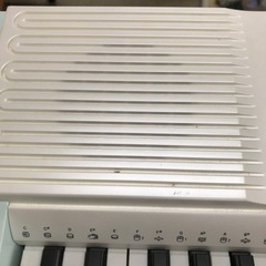 取引場所　南観音　O 2307-285 CASIO 光ナビLUCE 電子キーボード　LK-108 動作確認済み　汚れ　キズあり　電源ケーブル　マイクあり　現状渡しの画像