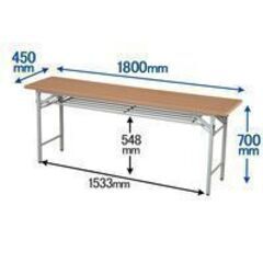 折りたたみオフィス用の机の画像