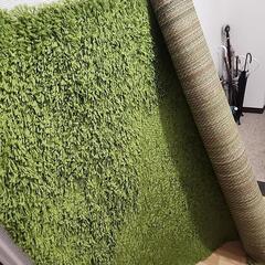 芝生風ラグ133×195の画像
