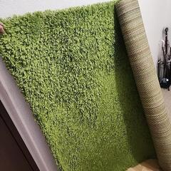 芝生風ラグ133×195の画像