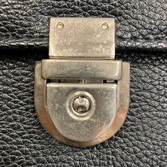 レザーブリーフケース（黒）の画像
