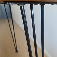 お取引中)※至急※ lowya 天然木 ダイニングテーブルの画像