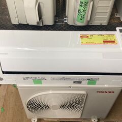 K04346　東芝　中古エアコン　主に6畳用　冷房能力　2.2KW ／ 暖房能力　2.2KW