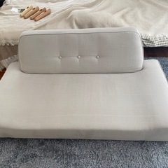 【値下げ】モダンデコ　2人掛け　ソファの画像