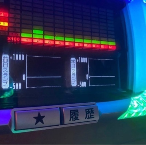 【アラジンAクラシック】カウンター付き　オート機能付コイン不要機付きパチスロ実機