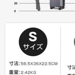 新品未使用品　スーツケースSの画像