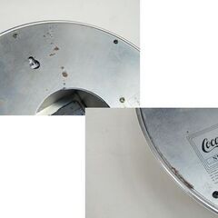 来店引取限定 レトロ CocaCola ネオンクロック 直径24×厚さ8cm 壁掛け AC100V 50/60Hz 発光・動作確認済み コカコーラ 札幌市 清田区 平岡の画像
