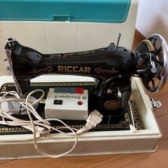 値下げ　リッカー　ミシン　アンティーク　レトロ