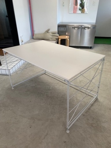 【無印良品】ユニットシェルフ・デスク 幅１２０×奥行８０ｃｍ