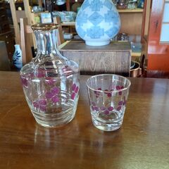 昭和レトロ アデリア 水差し コップ アデリアグラス　/MJ-0...