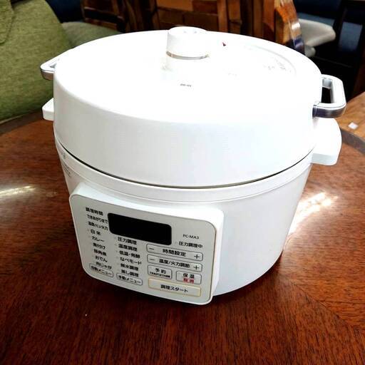 2/11アイリスオーヤマ 圧力鍋 PC-MA3 2021年製 家電 料理