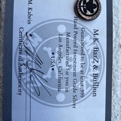 コレクターズアイテム銀1オンスの画像