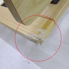 無印 ダブルベッド フレームのみ ヘッドボード付き 幅147×奥202×高80cm