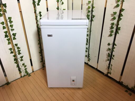 【愛品館八千代店】保証充実Haier　2018年製66L　上開き式冷凍庫JR-NC66F