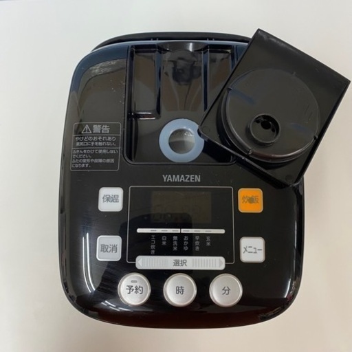 I768 ? 2023年製の美品♪ YAMAZEN 炊飯ジャー 3合炊き ⭐ 動作確認済 ⭐ クリーニング済