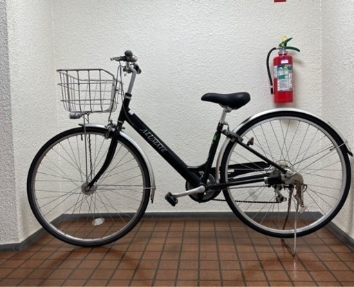 自転車27インチ　6段切り替え　オートライト　2〜3年使用【商談中】