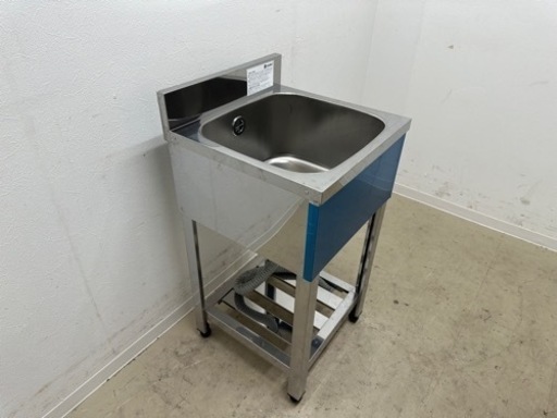 アズマ　ａｚｕｍａ　業務用　ステンレス　１槽シンク流し台　店舗　飲食店　Ｗ４５０ｘＤ４５０ｘＨ８００ｍｍ