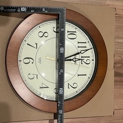 掛け時計　カシオ　連続秒針　動作品の画像