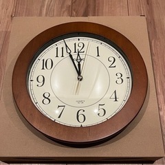 掛け時計　カシオ　連続秒針　動作品
