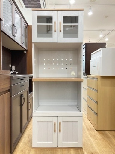 トレファク高槻店】取りに来られる方限定！2枚扉食器棚のご