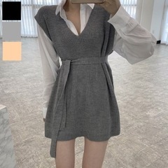 新品未使用　marcydorn  ウエストマークショート丈ワンピ...