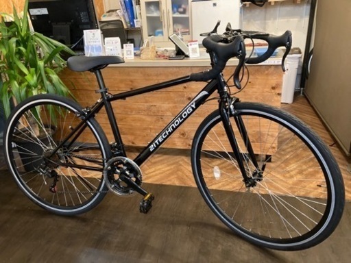 【700×28c】2×7速　ロードバイク　ブラック　名古屋プレミアム商品券×金鯱マネー参加店舗