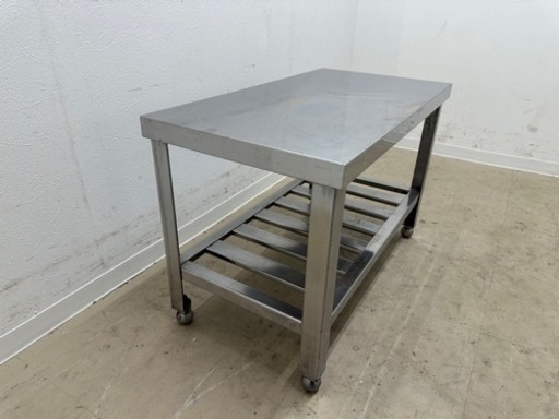 ステンレス　業務用　作業台　店舗　飲食店　W７５０ｘＤ４００ｘＨ５００ｍｍ