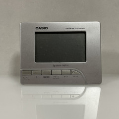 【CASIO 電波デジタル目覚まし時計 温度表示 80J-8JF...