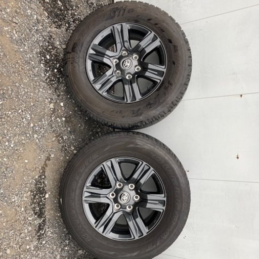 トヨタ　ハイラックス　純正ホイール　タイヤ　265/65R17　17インチ　4本