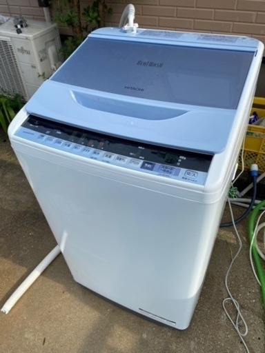 お薦め品‼️簡易分解洗浄済み‼️日立洗濯機7kgビートウォッシュ インバータ搭載2018年