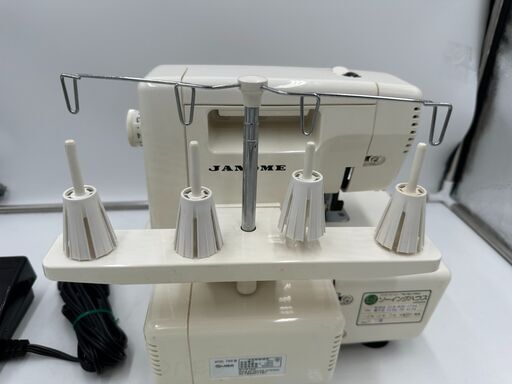 【美品】ロックミシン「JANOME」管理No 1 基本送料無料