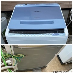 お薦め品‼️簡易分解洗浄済み‼️日立洗濯機7kgビートウォッシュ インバータ搭載 2018年