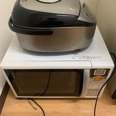 【決まりました】炊飯器と電子レンジの画像