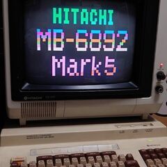 あげます レトロパソコン ベーシックマスタレベル3用14型CRT C14-2170 (15kHz FM-7/PC-8001でも使用可能)の画像