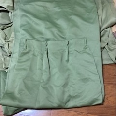 カーテン緑
