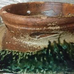 織部焼  角盛鉢の画像