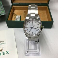 新品仕上げ済み ROLEX エアキング 14000M K番 保証書付き 自動巻き SS ホワイト文字盤 中古 超美品 ステンレススチール オートマチック AT 堺市 石津店【ジャングルジャングル石津店の画像