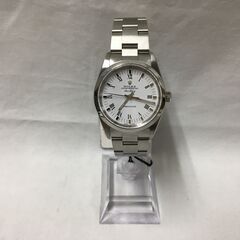 新品仕上げ済み ROLEX エアキング 14000M K番 保証書付き 自動巻き SS ホワイト文字盤 中古 超美品 ステンレススチール オートマチック AT 堺市 石津店【ジャングルジャングル石津店の画像