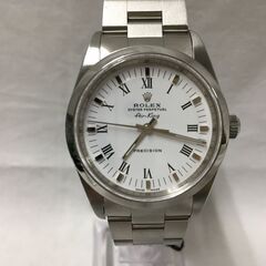 新品仕上げ済み ROLEX エアキング 14000M K番 保証書付き 自動巻き SS ホワイト文字盤 中古 超美品 ステンレススチール オートマチック AT 堺市 石津店【ジャングルジャングル石津店の画像