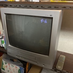 今週末まで　再生確認済み　21型　ブラウン管　テレビデオ　パナソニック