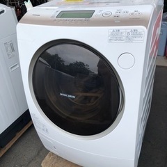 516　東芝　ドラム式洗濯機　9kg 　乾燥付き　左開き　中古　安い　設置無料 516東芝ドラム式洗濯機9kg 乾燥付き左開き中古安い設置無料
