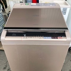 福岡市内配送設置無料　BW-DX120B-W 縦型洗濯乾燥機 ビートウォッシュ  [洗濯12.0kg /乾燥6.0kg /ヒーター乾燥(水冷・除湿タイプ) /上開き]