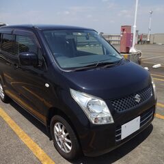 込プライス１４万円 ワゴンＲ ＦＸ MH23S 走行84,500km 人気のブラック ドラレコ 検長６年１１月 機関良好の画像